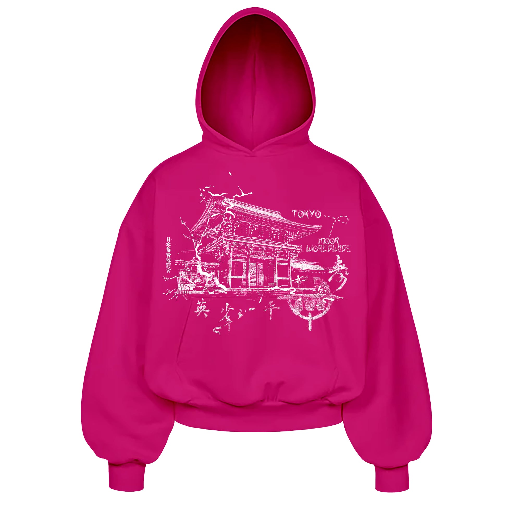 Tokyo Fuchsia Hoodie