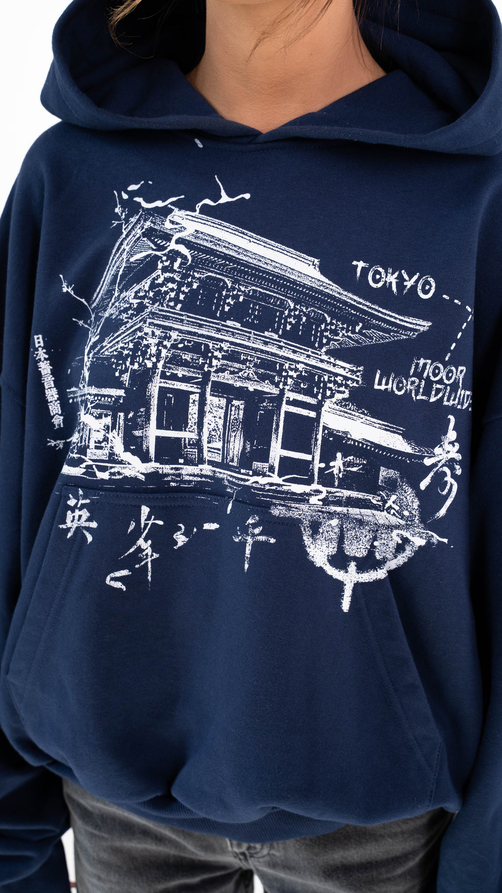 Tokyo Navy Hoodie