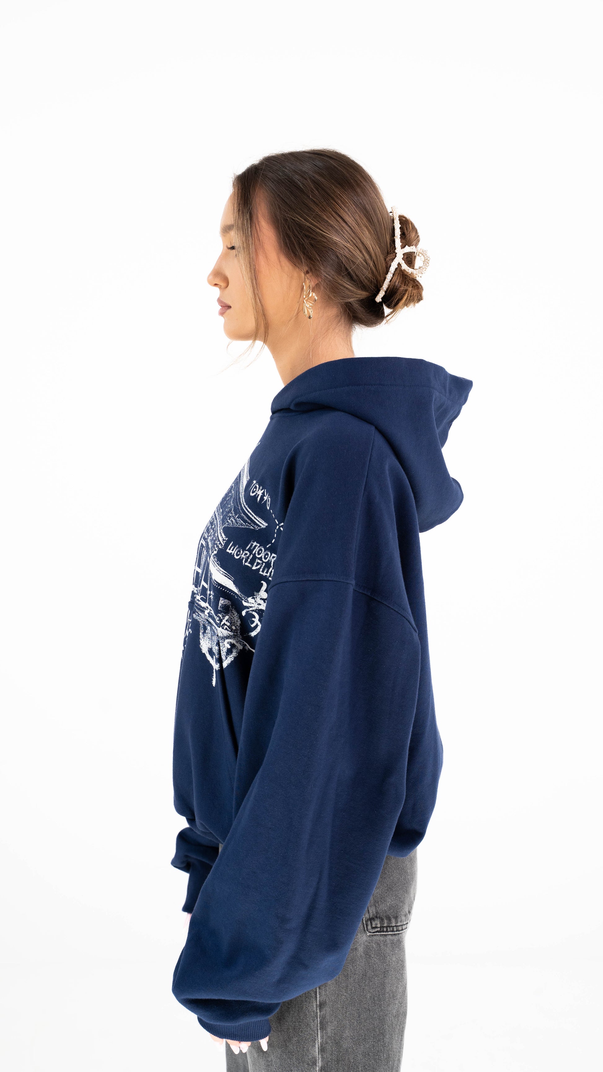 Tokyo Navy Hoodie