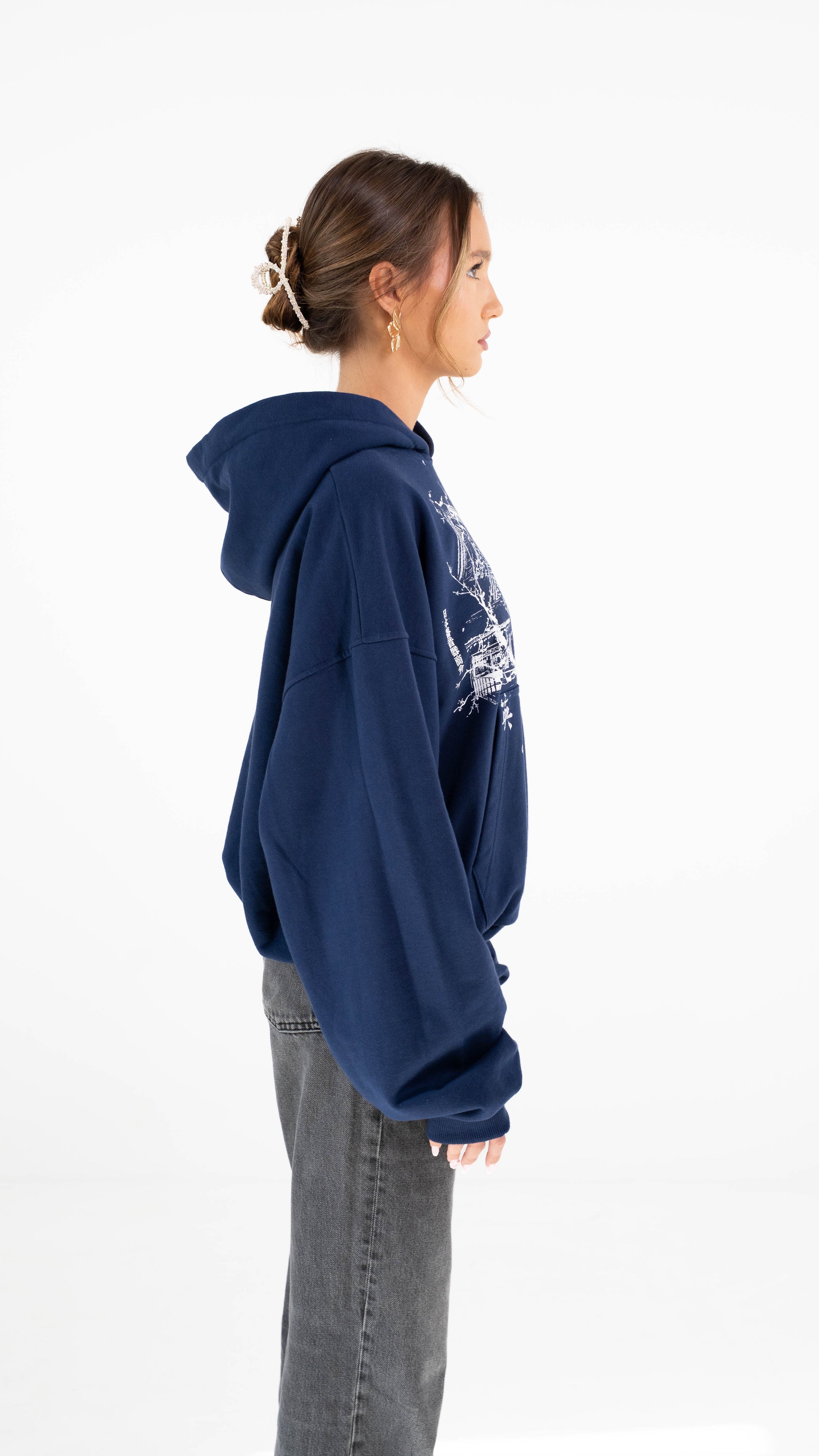 Tokyo Navy Hoodie