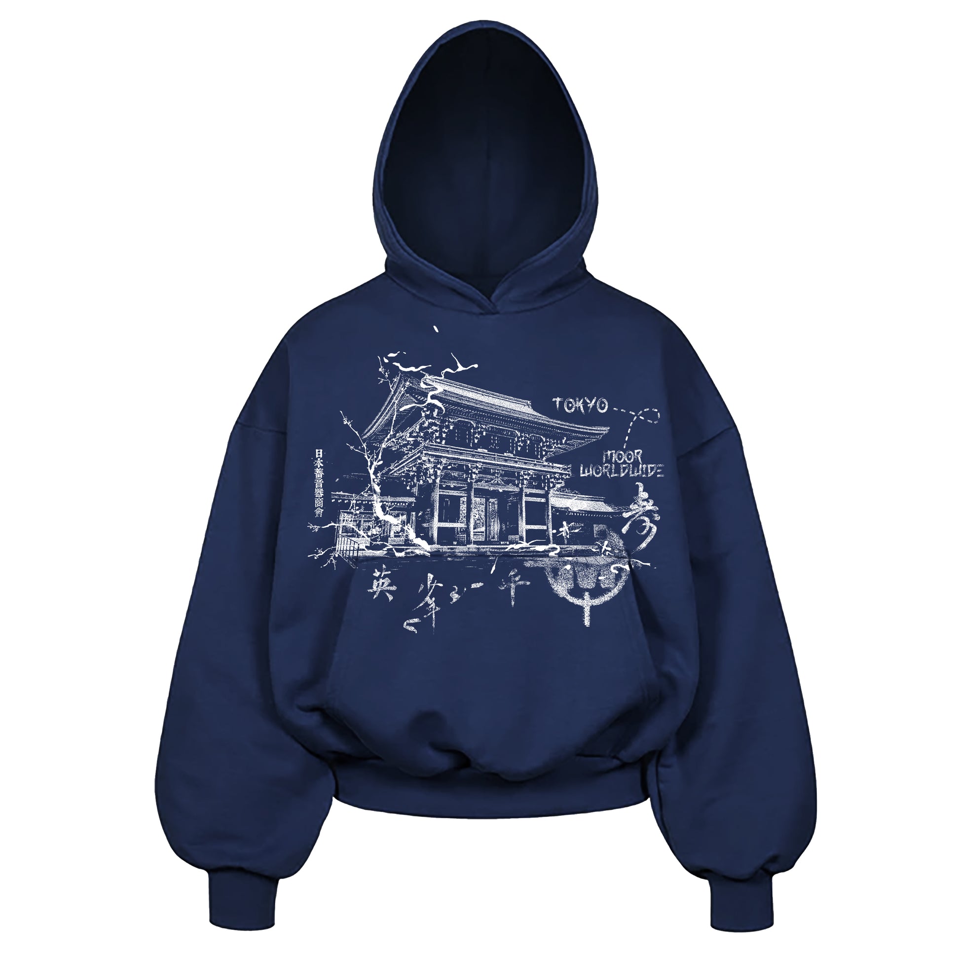 Tokyo Navy Hoodie